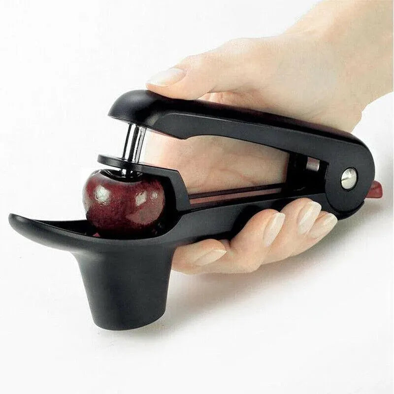 Cherry Pitter Clamp Seed Core Kitchen Tools Remover Olive Pit Black Stone Au