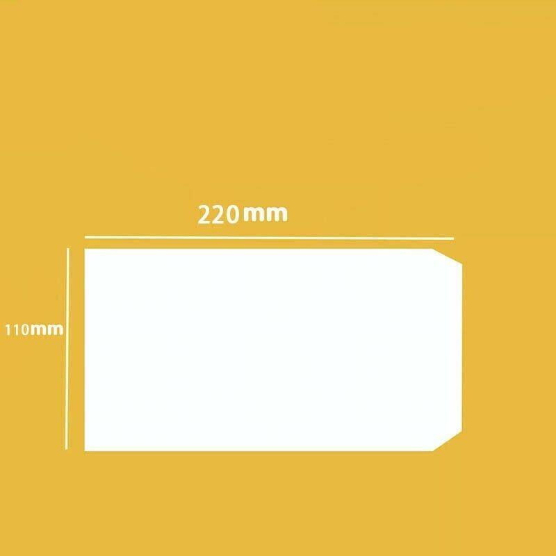 White Business Envelopes 8 Sizes Opaque Mailer with Pre-Printed Postcode - 5N:220*110MM