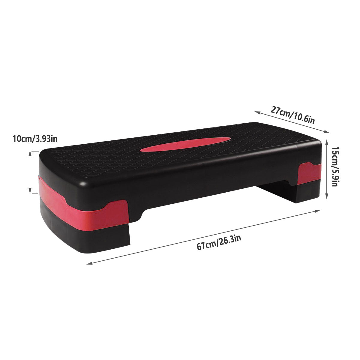 Fitness Step Platform Small Aerobic Stepper Exercise Equipment Home Gym Workout