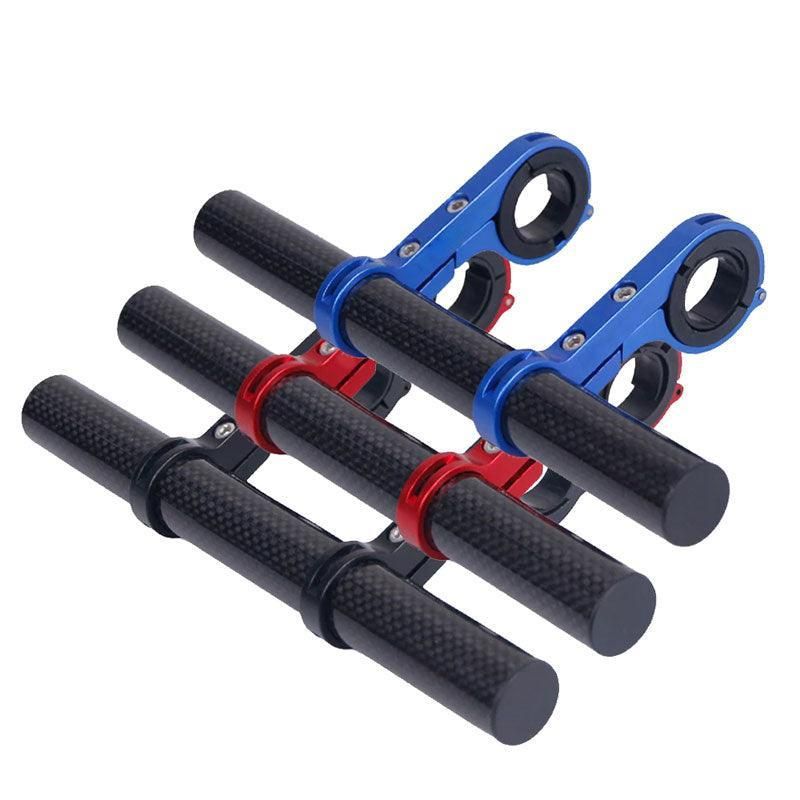 Double Mountain Bike Handlebar Extender Extension Bicycle Mount Bracket Holderau