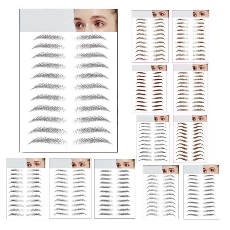 3D Waterproof Eyebrow Tattoo Sticker Hair-Like Natural Brows for Sparse Eyebrows - E15