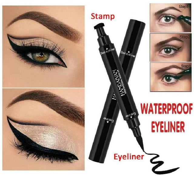 Winged Eyeliner Stamp Waterproof Makeup Eye Liner Pencil Black Liquid Au Stock