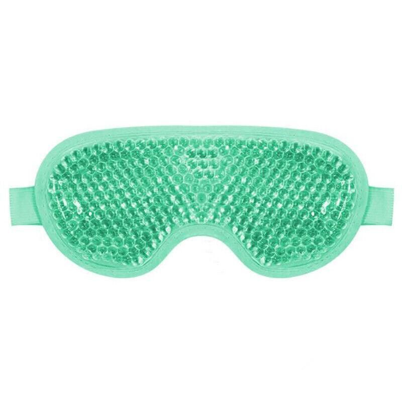 Gel Beads Eye Spa Hot/Cold Mask Reusable Cooling Ice Pack Pain Relief Tired Eyes - Green