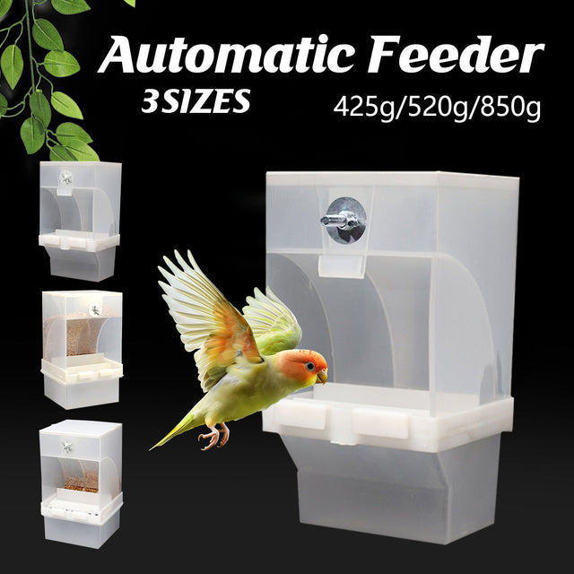 1 pc Automatic Bird Feeder Cage Accessories Feed 850g