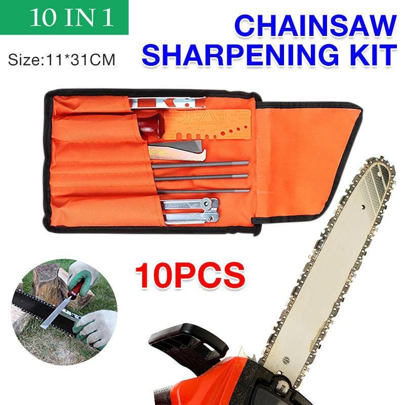 10Pcs Chain Sharpening File Kit Compatible with Stihl Tools