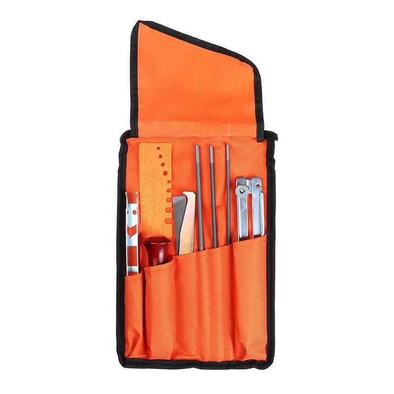 10Pcs Chain Sharpening File Kit Compatible with Stihl Tools