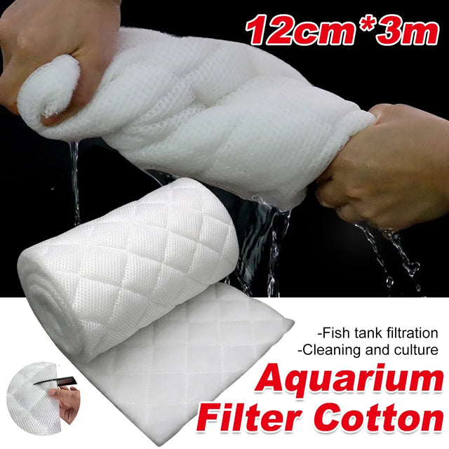 Aquarium Honeycomb Filter Cotton for Fish Tank Water Purification Filtration