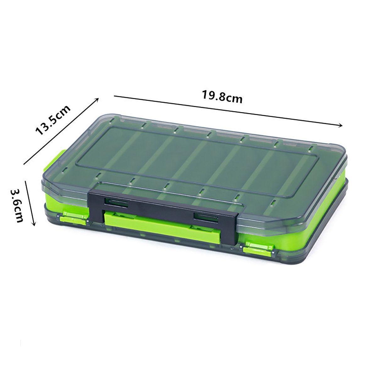 Multifunctional Fishing Bait Storage Box Accessories Gear Organizer Tool Box - Grey-S