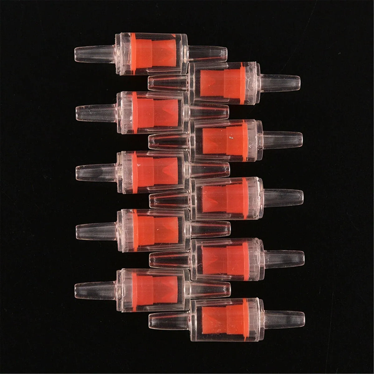 5/10X Check Valve Fish Tank Aquarium Air Pump Silicone Non-Return One Way Airline - 5PCS