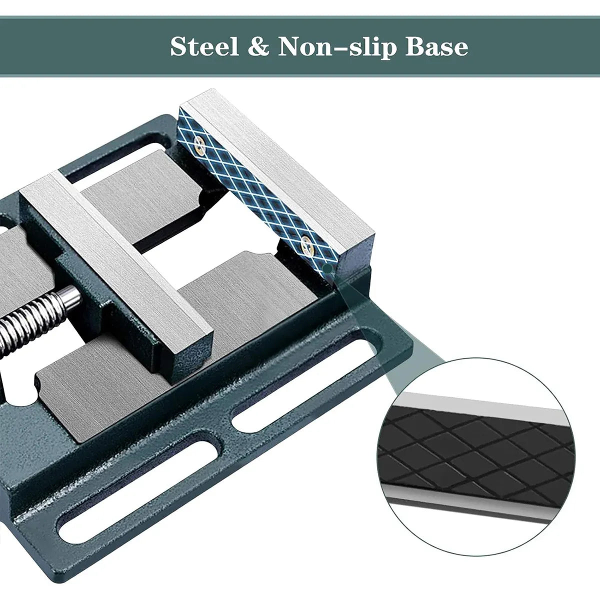 Heavy Duty 4inch Drill Press Vice Bench Clamp for Woodworking Drilling Tool