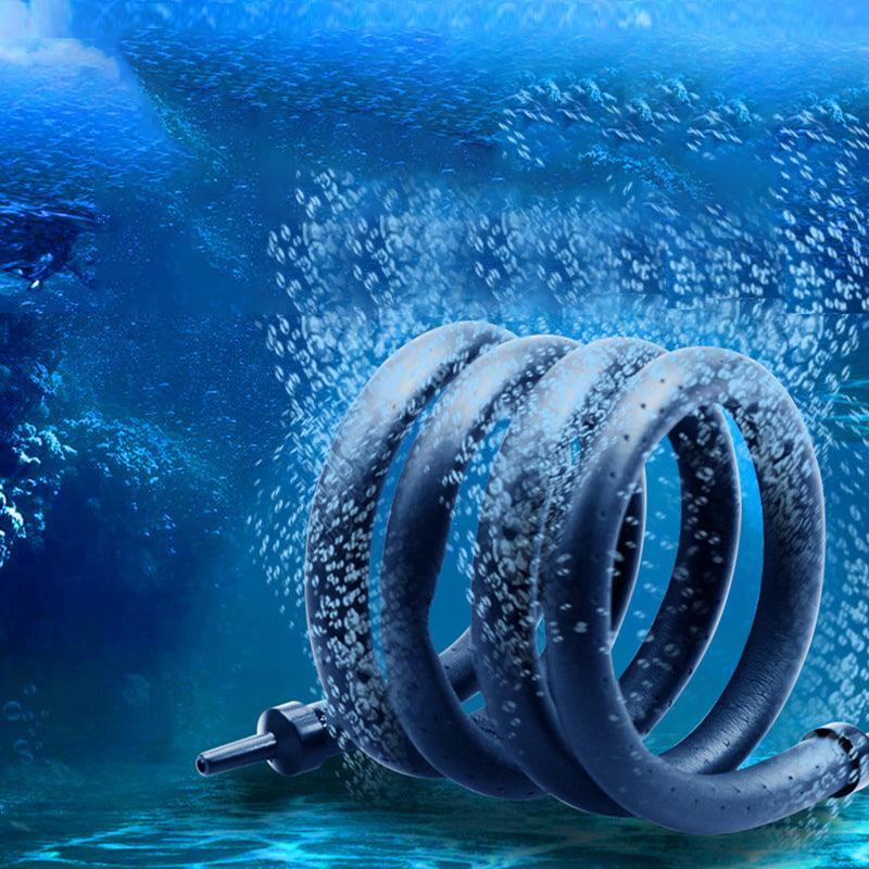 Flexible Aquarium Air Stone Oxygen Diffuser Strip for Fish Tank Aeration System - 120cm Dual-inlet