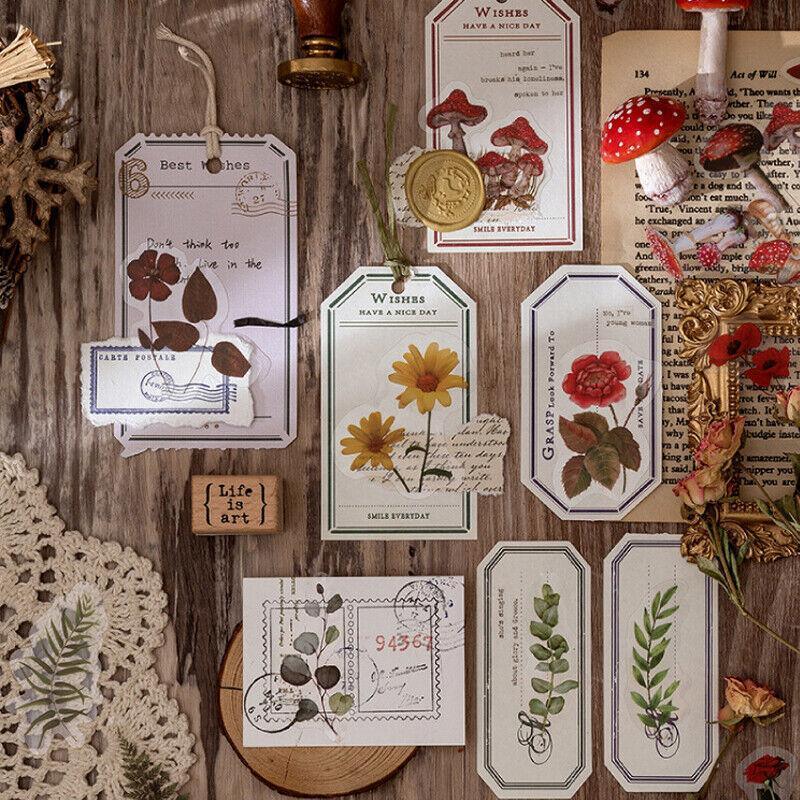 Scrapbooking Flower Stickers Pet Transparent Sticker - H
