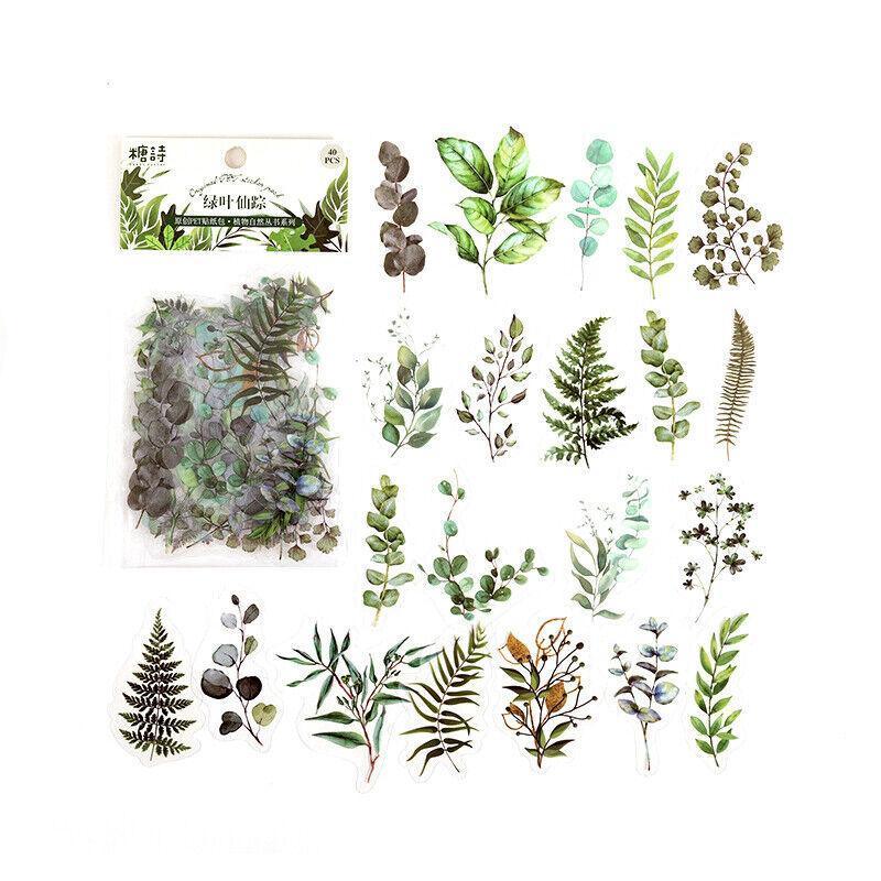 Scrapbooking Flower Stickers Pet Transparent Sticker - H