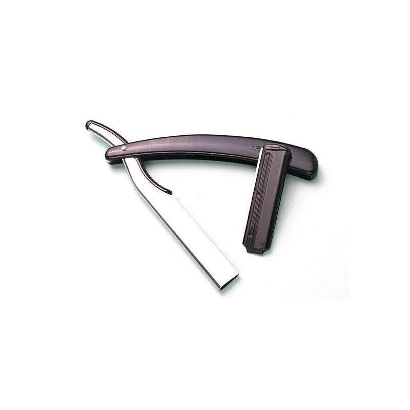 Old Shaver Razor Eyebrow Knife Folding Manual Shaver Holder Home Salon Tool Au - Green+10PCS Blades