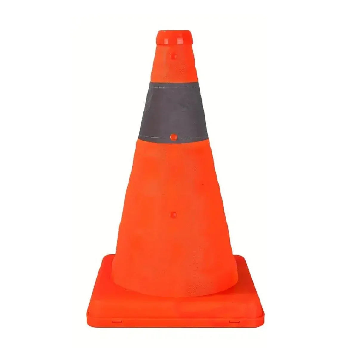 Folding Road Warning Reflective Barrier Cone Emergency Traffic Expansion Safety - 30cm