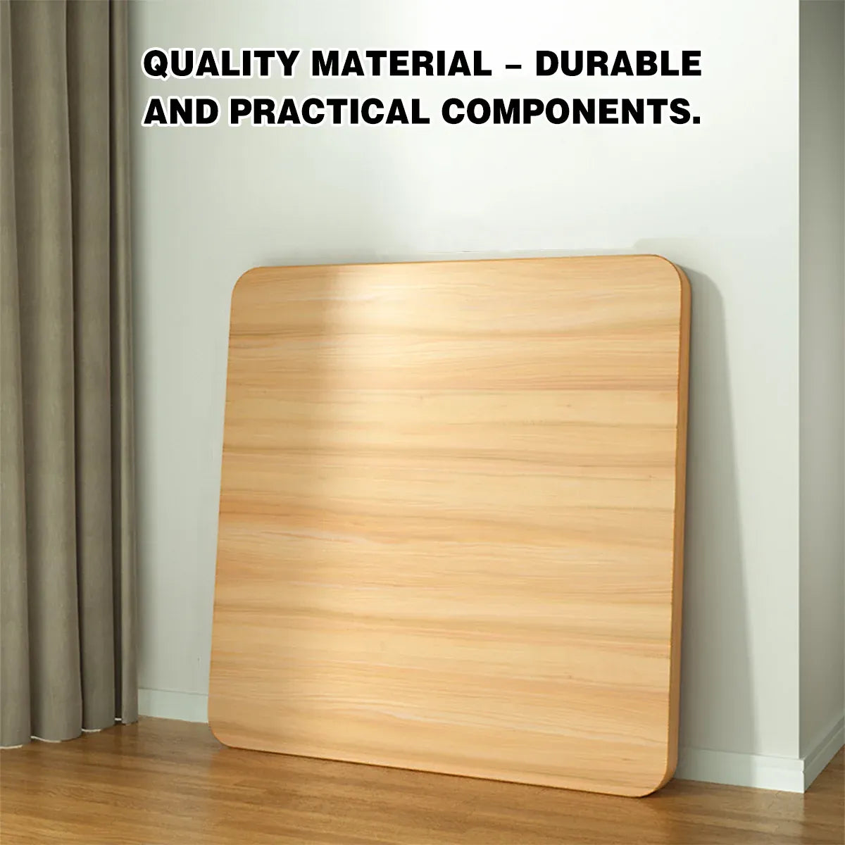 60cm Wooden Folding Table Tray Dinner Home Coffee Snack Outdoor Desk Portable