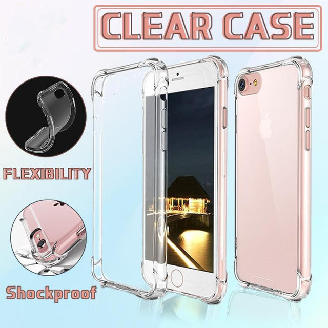 Shockproof Iphone 13 12 11 Pro Max Xs X 8 7 Soft Gel Clear Case Cover For Apple - For iphone 14 Pro Max