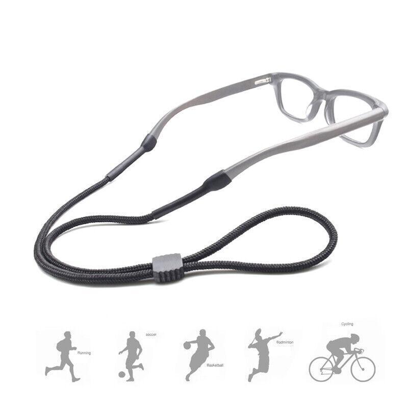 Glasses Lanyard Sports Comfortable Nylon Adjustable Spectacles Neck Strap Cord - Blue