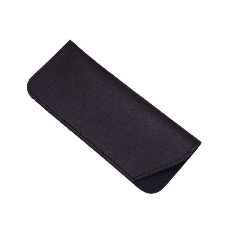 Pu Leather Eyeglass Sunglasses Reading Glasses Case Soft Pouch Bag Pocket - Pink