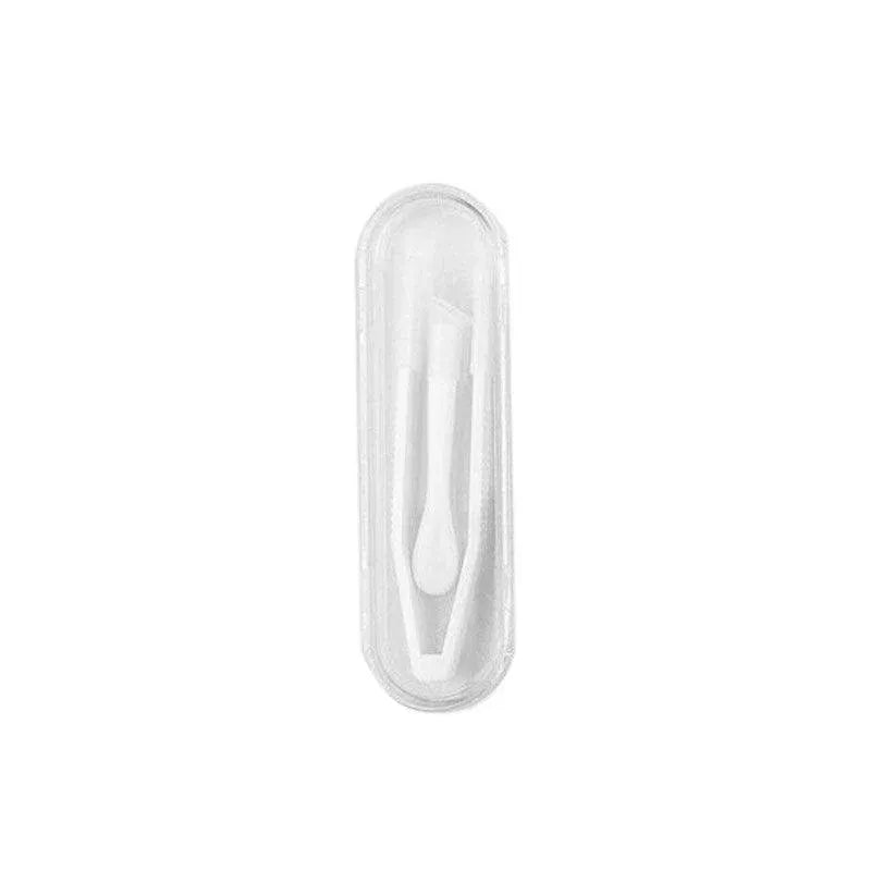 Contact Lens Tweezers Stick Inserter Remover Tool Kit Tip Storage Case Box Set - White