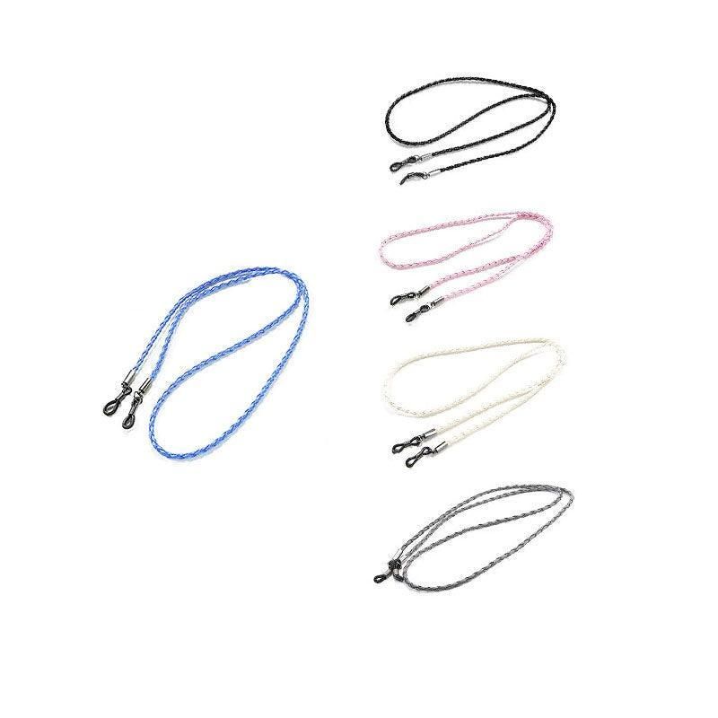 PU Sunglasses Reading Glasses Spectacles Eyeglass Holder Strap Chain - Beige