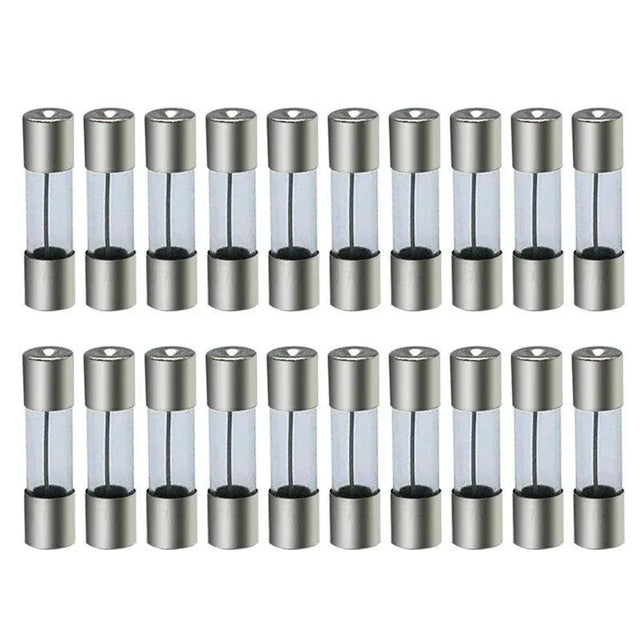 20Pcs M205 Glass Fuse 5Mm X 20Mm Slow Blow 250V / Select From 0.5A To 10A  Amp - 20PCS F1A