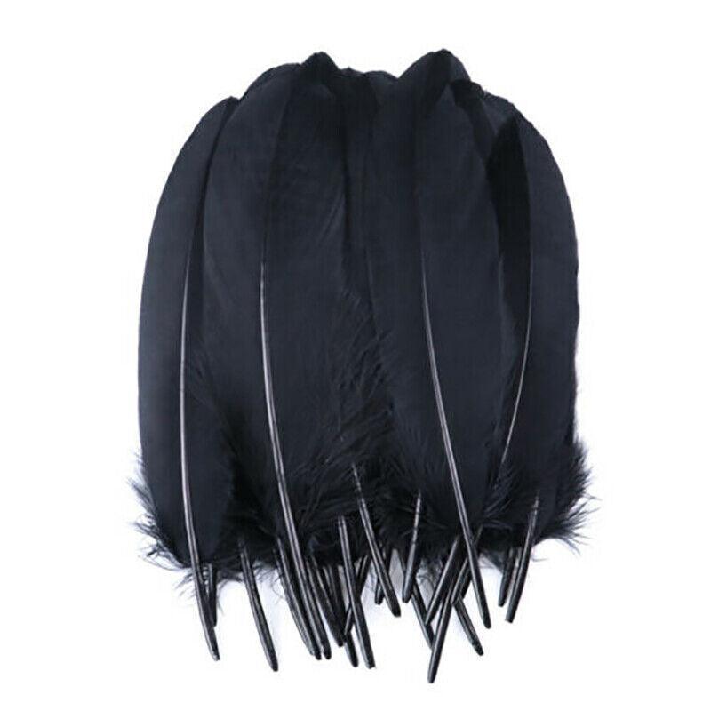 50X Craft Feathers Goose Feather Diy Art Party Decoration Wedding Dream Catcher - Pink