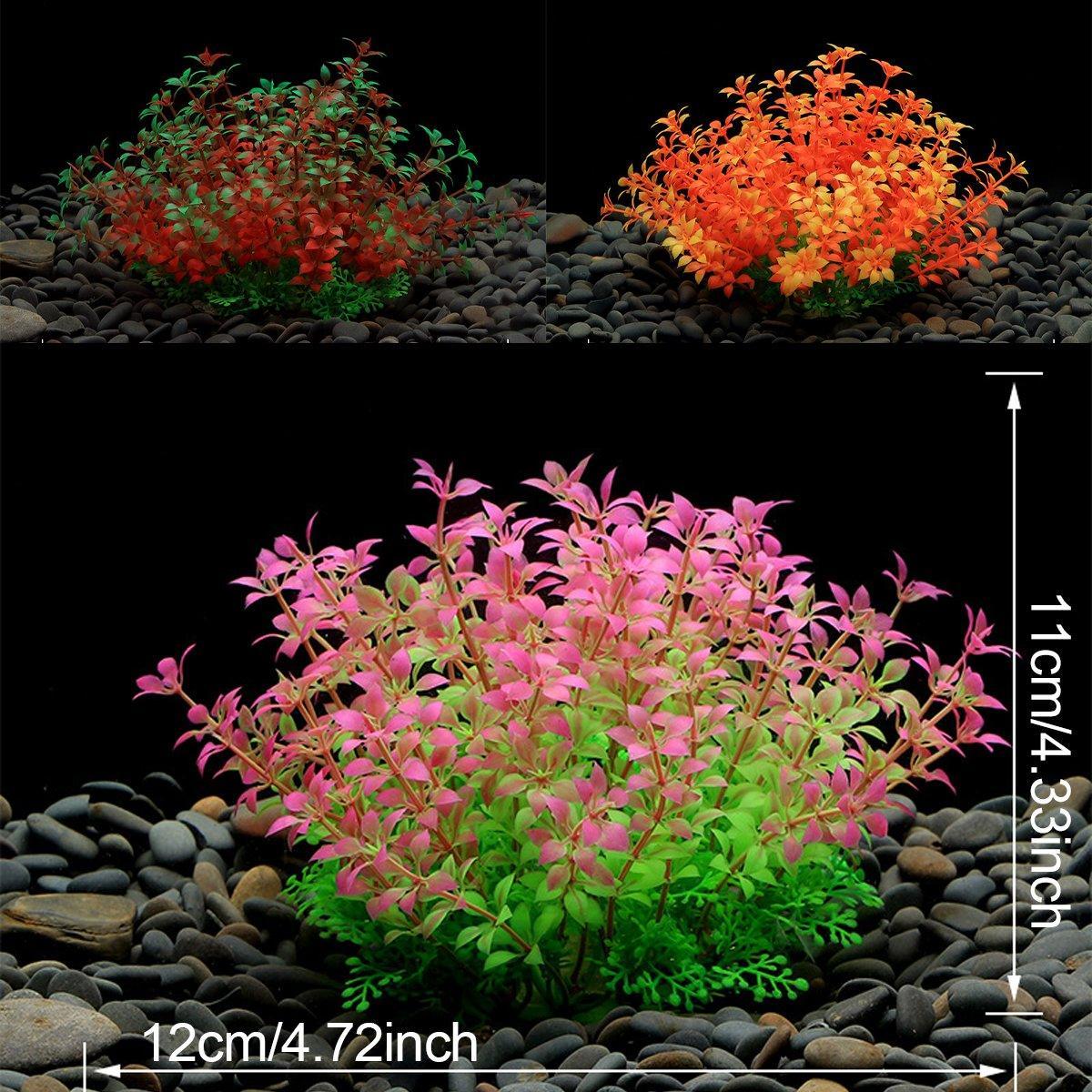 Artificial Water Grass Fish Tank Decoration Aquarium Landscape Simulation Plants - 05-3PCS