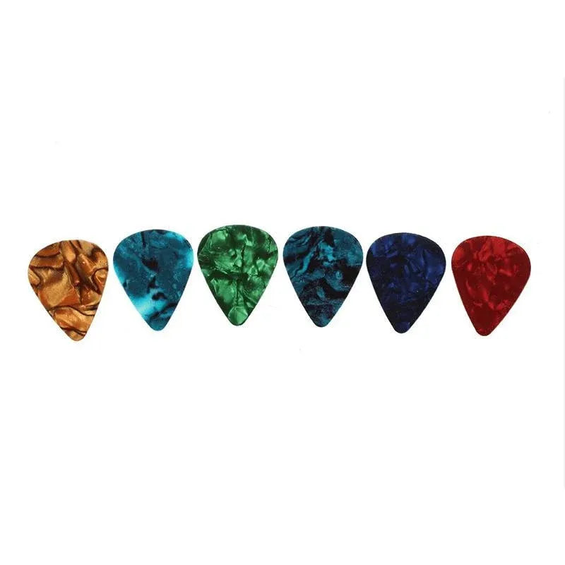 20X Multicolor Celluloid Acoustic Electric Guitar Picks Plectrums Thin 0.46mm