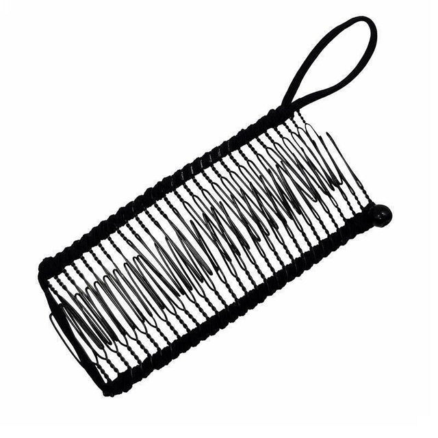 Vintage Banana Hair Clip Christmas Hair Claw Accessory Stretchable Banana Comb - 30 Teeth