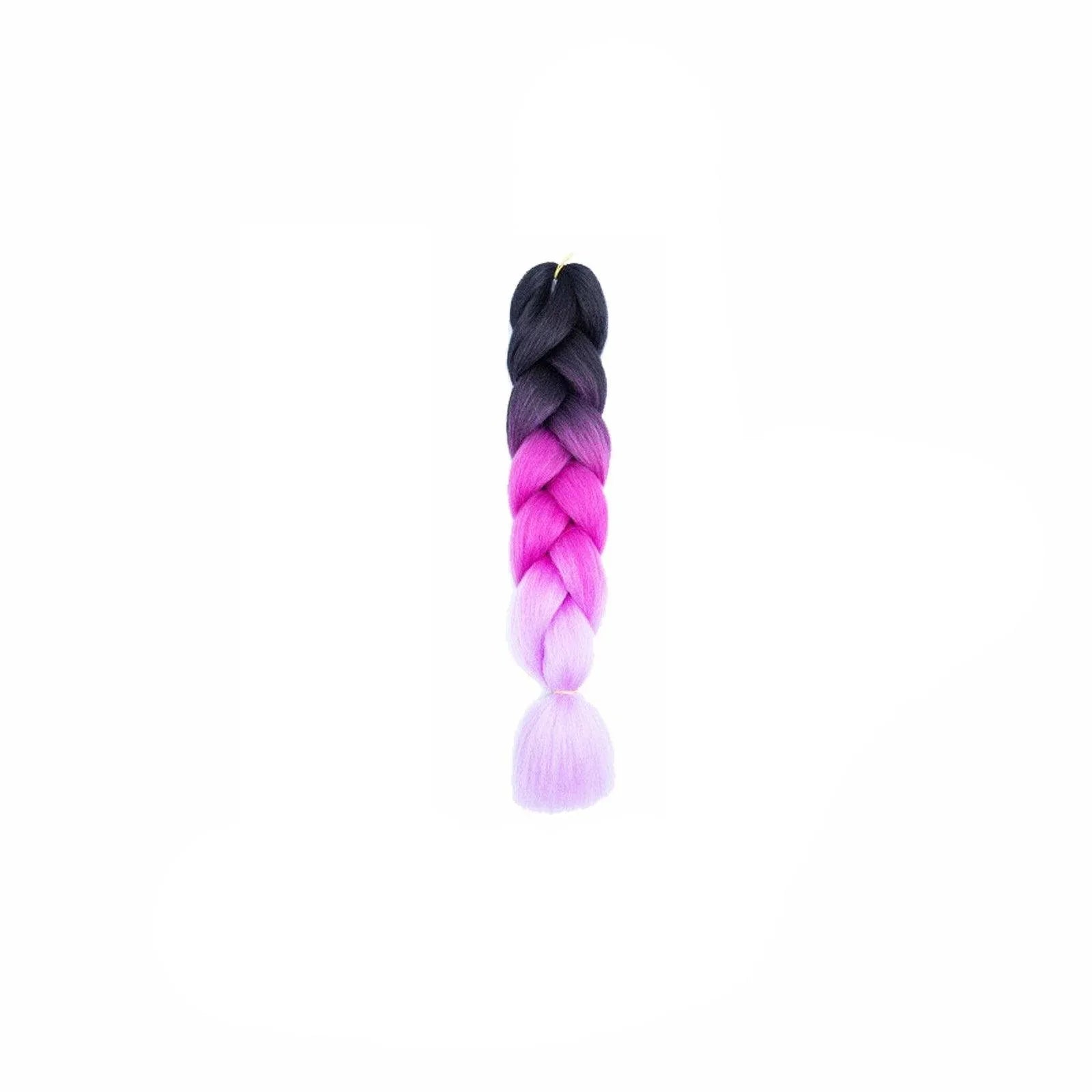 Coloured Jumbo Braiding Hair Extensions Braids Twist Hight Temperature Kanekalon - C22