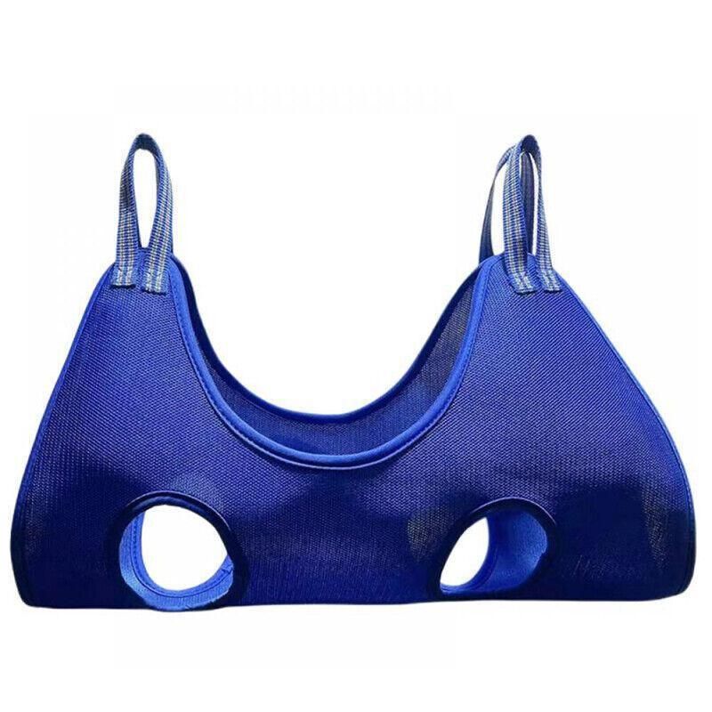 S Size Hammock Helper Pet Dog Cat Grooming Restraint Bags for Bathing Trimming Nail - Blue