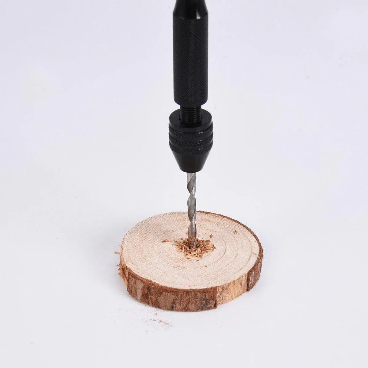 49pcs Mini Hand Drill Vise Hand Bits Twist Woodworking Set Precision Pin Tool