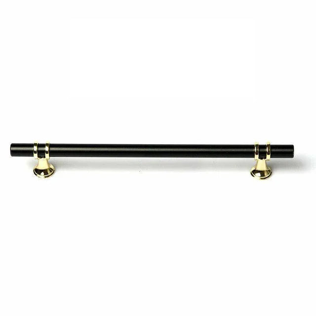Black Gold Design Kitchen Cabinet Handles Drawer Bar Handle 96 128 160 192 320MM