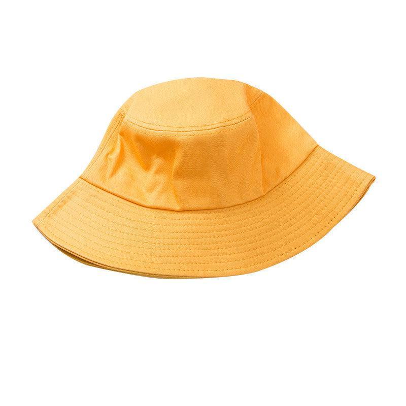 9 Colours Unisex Sun Bucket Hat Perfect for Outdoor Adventures - White