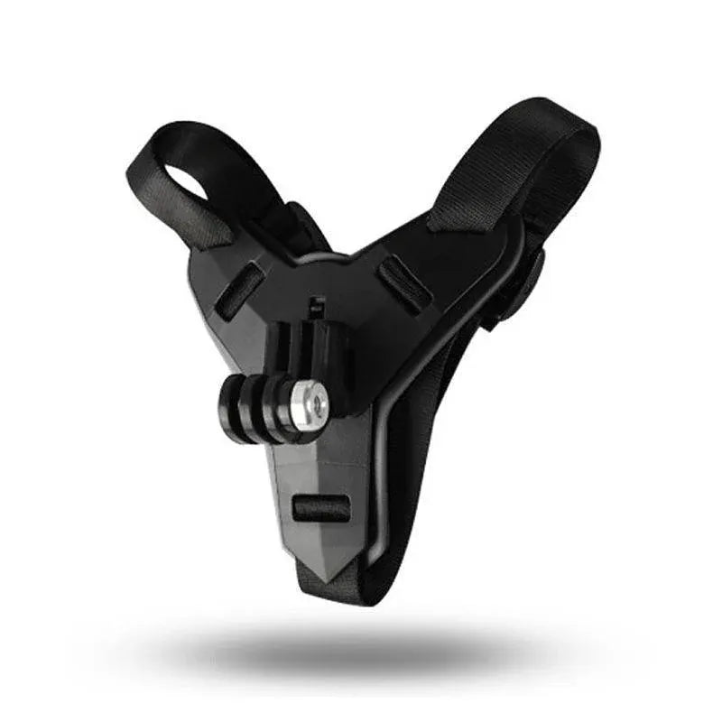 Helmet Chin Mount Holder Motorcycle Strap For GoPro Hero 9/8/7/6/5 Sports Camera - Orange