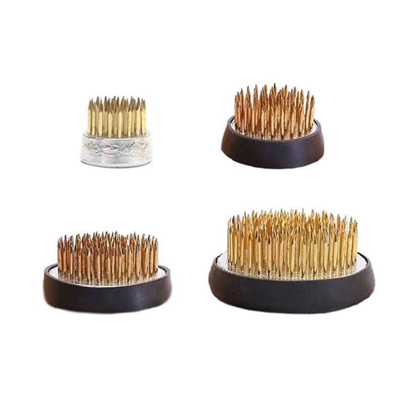 Round Flower Base Holder Spiky Frog Fixed Tool Floral Arrange For Ikebana