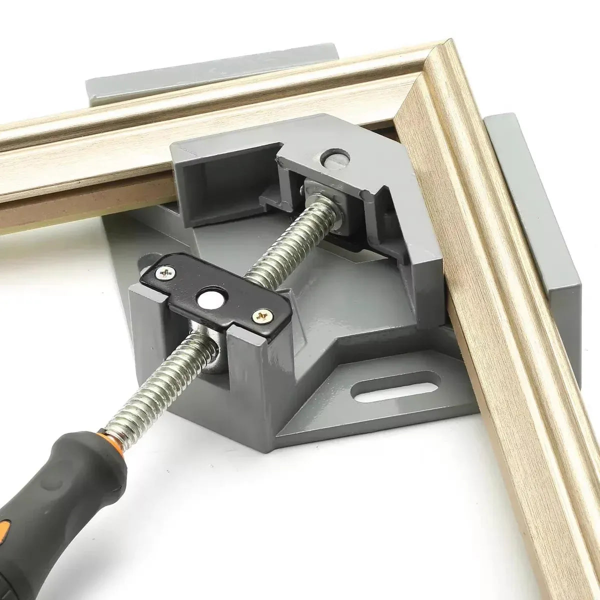 Right Angle Clamp Single Handle 90 Degree Woodworking Drill Guide Corner Tool