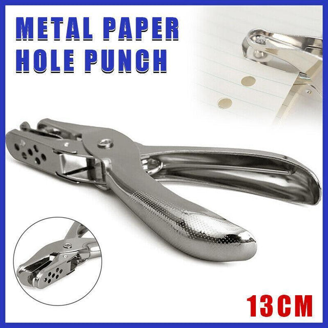 Paper Single Round Hole Punch Puncher School Office Stationery 6mm