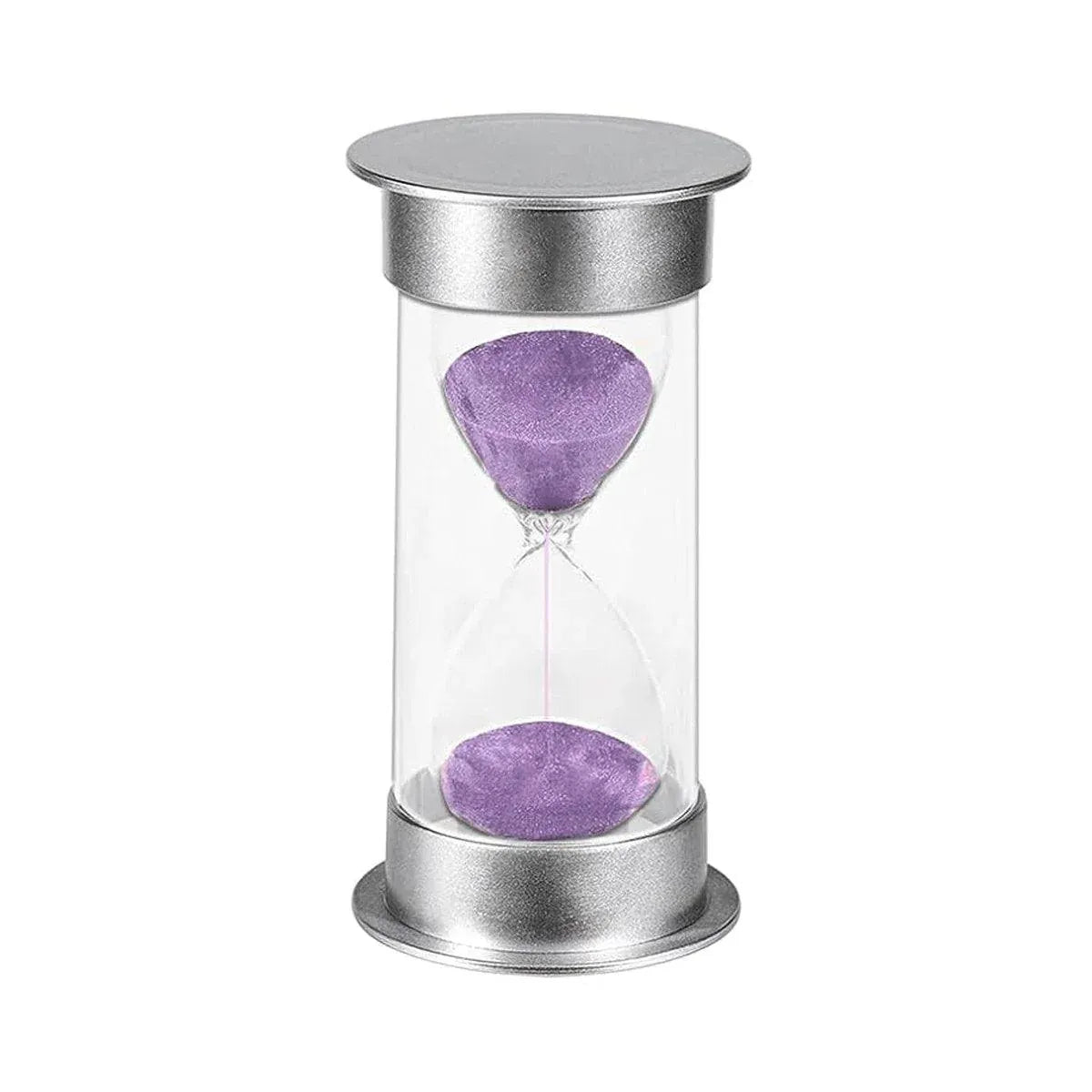 10/15/30 Minute Hourglass Timer Sand Timer for Home Office and Classroom Use - Purple-30min