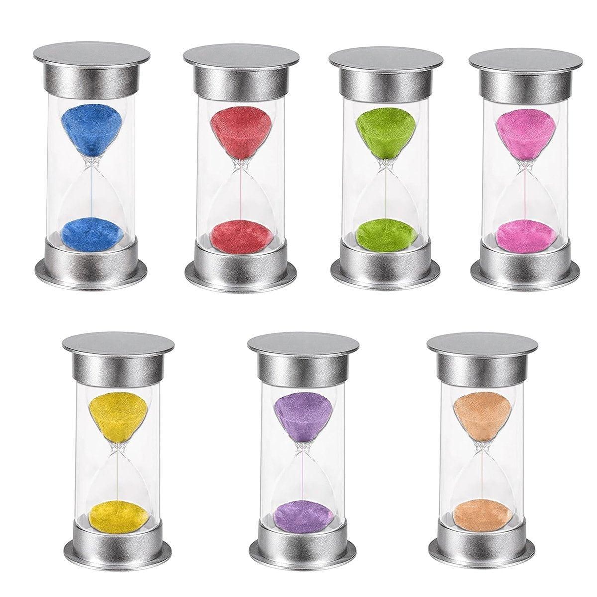 10/15/30 Minute Hourglass Timer Sand Timer for Home Office and Classroom Use - Purple-30min