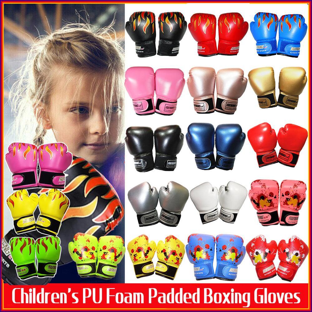 Boxing Sparring Training Gloves MMA Kickboxing Punching Gloves for Practice Sessions - Red [Flame Pattern]