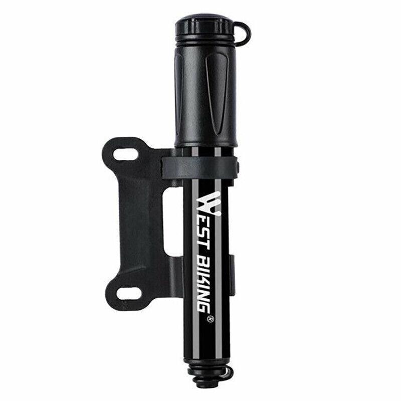 Aluminium Mini Bicycle Air Pump Bike Hand Ball Inflator Portable Cycling Tyre