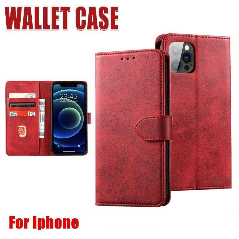 Wallet Leather Flip Case Cover For Iphone 7 8 6 6S Plus X 11 12 13 Pro Xs Max Xr