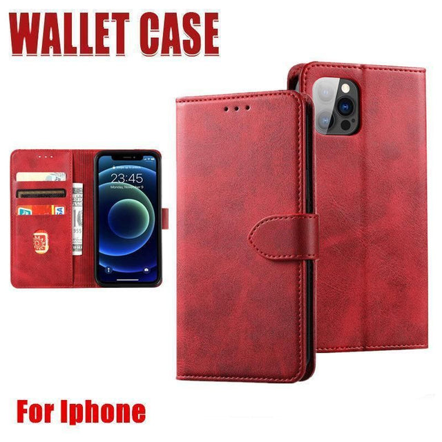 Wallet Leather Flip Case Cover For Iphone 7 8 6 6S Plus X 11 12 13 Pro Xs Max Xr