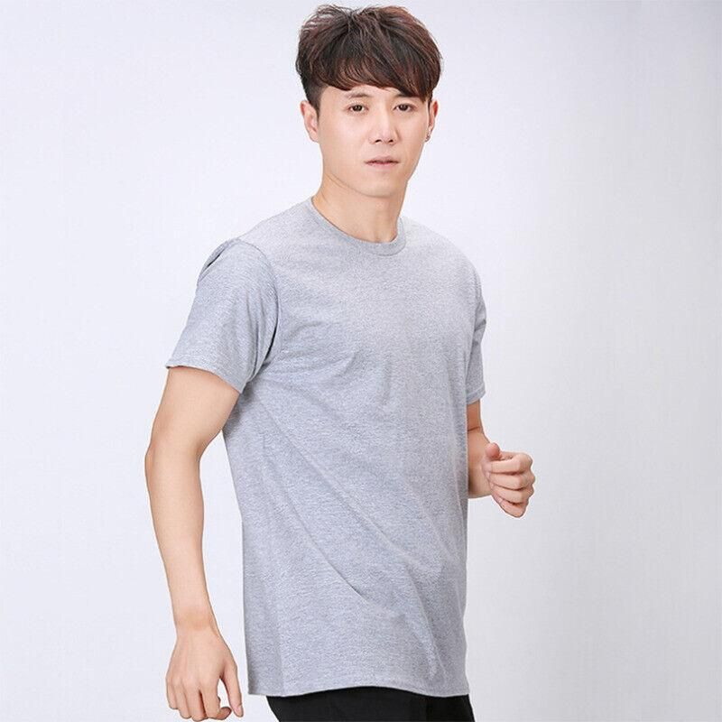 Gildan Men T-Shirt Plain Blank 100% Premium Cotton Basic Tee Short Sleeve 76000