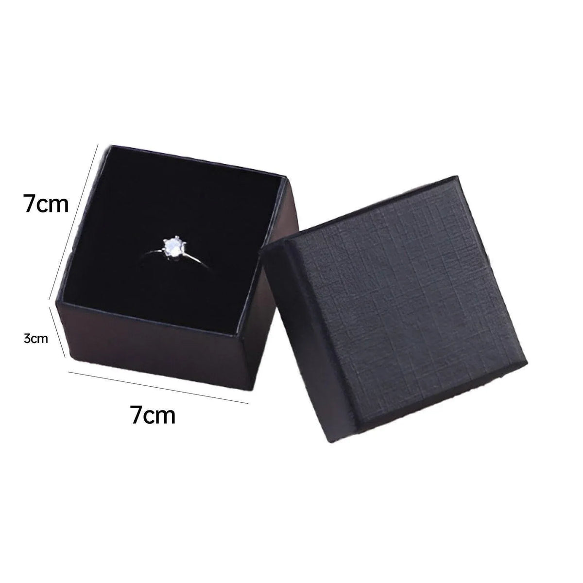 20pcs Ring Earring Gift Boxes Small Jewelry Packaging Storage Case Organiser - Green