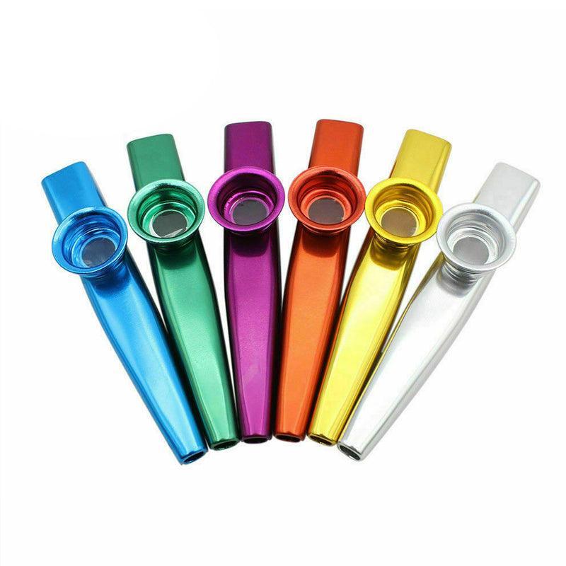 Kazoo Musical Instrument Mouth Flute Diaphragm Guitar Partner Harmonica Style - Red