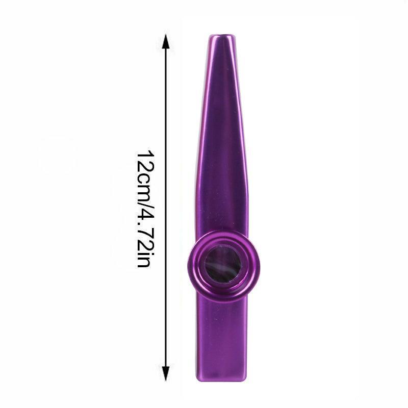 Kazoo Musical Instrument Mouth Flute Diaphragm Guitar Partner Harmonica Style - Red