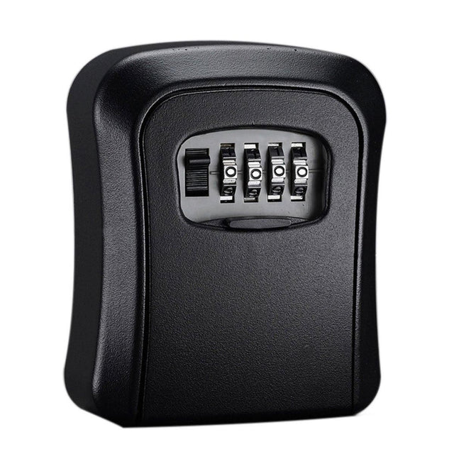 Combination Key Box with Combination Lock for Home Office Security Storage - Black